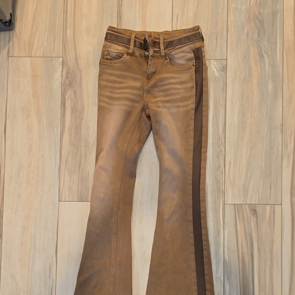 Brown Flared Women's Jeans